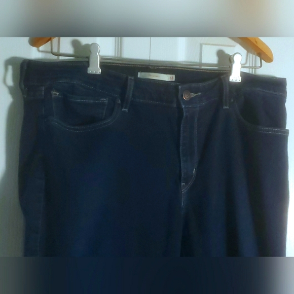 Levi's Strauss 711 Skinny Jeans, Cast Shadows - Dark Wash - Picture 2 of 4